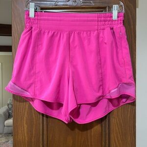 Lululemon Athletica Hot Pink Athletic Shorts